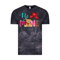 Cloud Black valentine's day be mine tedybear Vintage Tee - RanaPortraitStore