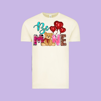 Valentine's Day Be Mine Tedybear Vintage Tee Designed By Ranaportraitstore