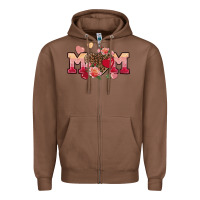 Chestnut Valentine's day mom Mother's Day Zipper Hoodie - FaDigitalArtStudio