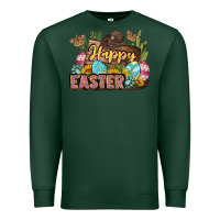 Sports Green Happy Easter Premium Sweatshirt - LillyAllenDesigns