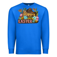 True Royal Happy Easter Premium Sweatshirt - LillyAllenDesigns