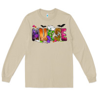 Mushroom Nurse Halloween Long Sleeve Tee - NancyCooperArtShop