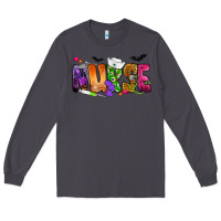 Smoke Nurse Halloween Long Sleeve Tee - NancyCooperArtShop