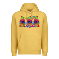 Antique Gold Pride cupcake Premium Hoodie - FaDigitalArtStudio