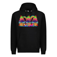 Black Pride cupcake Premium Hoodie - FaDigitalArtStudio
