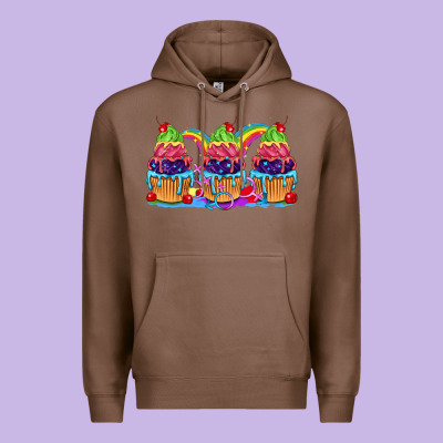 Pride Cupcake Premium Hoodie Designed By Fadigitalartstudio