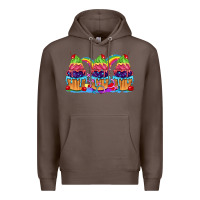 Coffee Pride cupcake Premium Hoodie - FaDigitalArtStudio