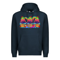 Navy Pride cupcake Premium Hoodie - FaDigitalArtStudio
