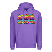 Purple Pride cupcake Premium Hoodie - FaDigitalArtStudio