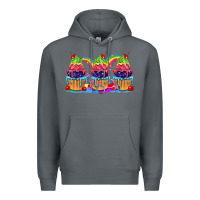 Rock Pride cupcake Premium Hoodie - FaDigitalArtStudio