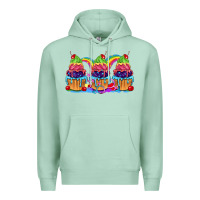Seafoam Pride cupcake Premium Hoodie - FaDigitalArtStudio