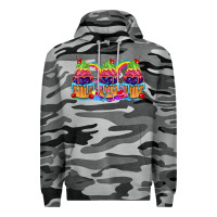 Slate Camo Pride cupcake Premium Hoodie - FaDigitalArtStudio