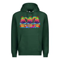 Sports Green Pride cupcake Premium Hoodie - FaDigitalArtStudio