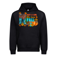 Black jusa a girl who loves fall Urban Hoodie - Artiststas