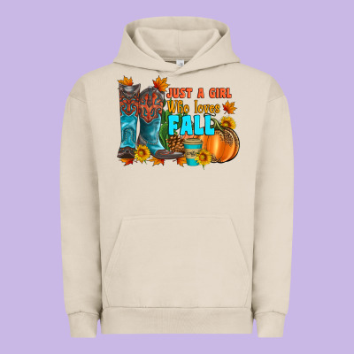 Jusa A Girl Who Loves Fall Urban Hoodie Designed By Artiststas