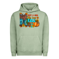 Pigment Oil Green jusa a girl who loves fall Urban Hoodie - Artiststas