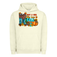 Pigment Pistachio jusa a girl who loves fall Urban Hoodie - Artiststas