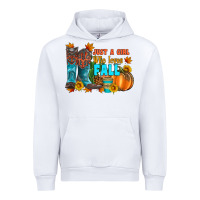 White jusa a girl who loves fall Urban Hoodie - Artiststas