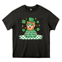 Asphalt may the luck of the irish be with you Heavy Core Tee - MaliasSmallBusiness