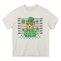 Cream may the luck of the irish be with you Heavy Core Tee - MaliasSmallBusiness