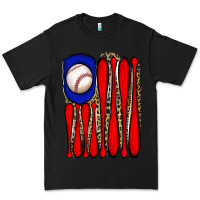 Black leopard baseball flag Premium Tee - JahusDesignShop