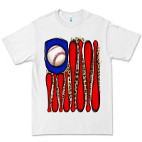 White leopard baseball flag Premium Tee - JahusDesignShop