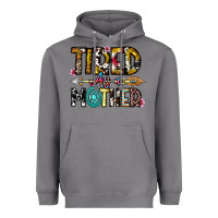 Storm Tired As a Mother Heavyweight Hoodie - CowhideDigitalArt