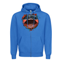 True Royal American flag lips 4th of july Zipper Hoodie - FaDigitalArtStudio