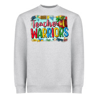 Heather Grey teacher of warriors Heavyweight Sweatshirt - CowGirlArtShop