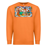 Carrot Thanksgiving Coffee Drink Kids Cup Premium Sweatshirt - CowhideDigitalArt