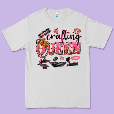 Crafting Queen Premium Tee Designed By Nancycooperartshop