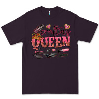 Plum crafting queen Premium Tee - NancyCooperArtShop