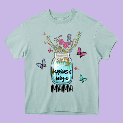 Mama Preview Costom Name Heavy Core Tee Designed By Maliassmallbusiness