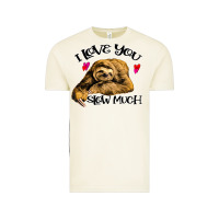 Valentine Sloth, I Love You Slow Much Vintage Tee | Teevron