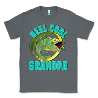 Charcoal Heather reel cool grandpa Classic Tee - Jasminsmagicworld