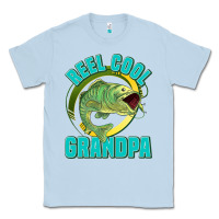 Dusty Blue reel cool grandpa Classic Tee - Jasminsmagicworld