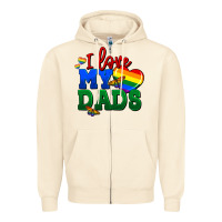 Sandshell I love my dads Zipper Hoodie - FaDigitalArtStudio
