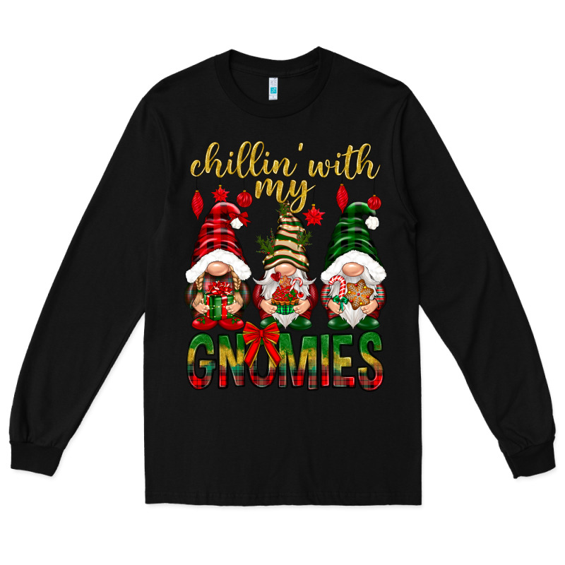Chillin' With My Gnomes Long Sleeve Tee by NancyCooperArtShop | Teevron