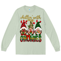 Matcha Chillin' with my gnomes Long Sleeve Tee - NancyCooperArtShop