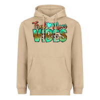 Mushroom Tired Mom Vibes Heavyweight Hoodie - CowhideDigitalArt