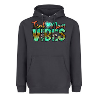 Smoke Tired Mom Vibes Heavyweight Hoodie - CowhideDigitalArt