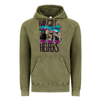 Vintage Olive Hangin With My Heifers Vintage Hoodie - Bettercallsaul