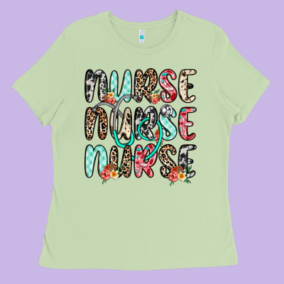 Nurse Nurse Nurse Ladies Tee Designed By Nancycooperartshop