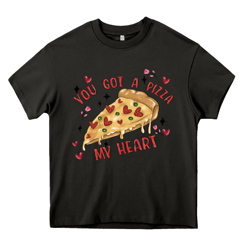 You Got A Pizza My Heart Heavy Core Tee by MaliasSmallBusiness | Teevron