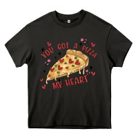 Asphalt you got a pizza my heart Heavy Core Tee - MaliasSmallBusiness