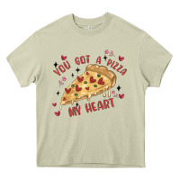 Mossy you got a pizza my heart Heavy Core Tee - MaliasSmallBusiness