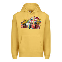 Antique Gold Kentucky 4th of July Premium Hoodie - FaDigitalArtStudio