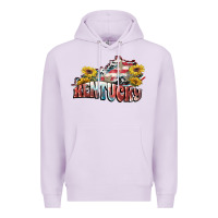 Lilac Kentucky 4th of July Premium Hoodie - FaDigitalArtStudio