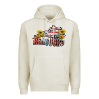 Oatmeal Heather Kentucky 4th of July Premium Hoodie - FaDigitalArtStudio
