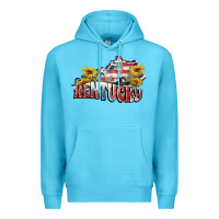 Ocean Blue Kentucky 4th of July Premium Hoodie - FaDigitalArtStudio